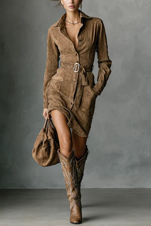 Luvon™ | Béatrice – Robe Décontractée Élégante pour Femme, Alliant Douceur et Raffinement Intemporel