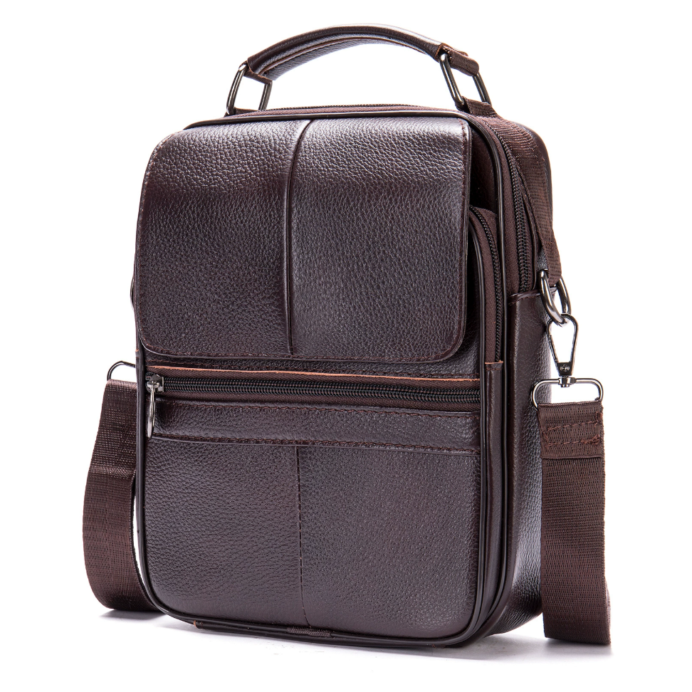 Luvon™ | Arsène – Sac Bandoulière en Cuir pour Homme Élégant et Fonctionnel