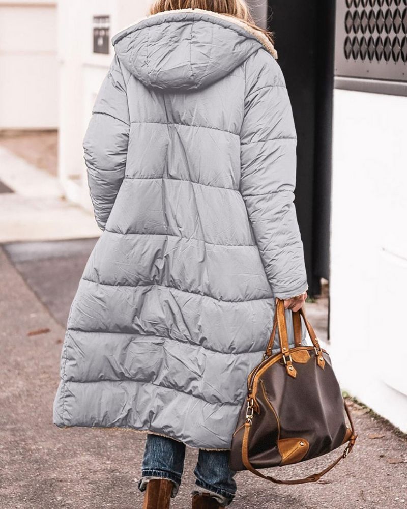 Luvon™ | Amélie Manteau Hiver Femme – Réversible, Élégant et Doux