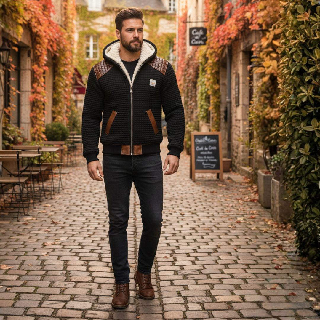 Luvon™ | Léo - Veste Thermique Élégante en Terylene Haut de Gamme