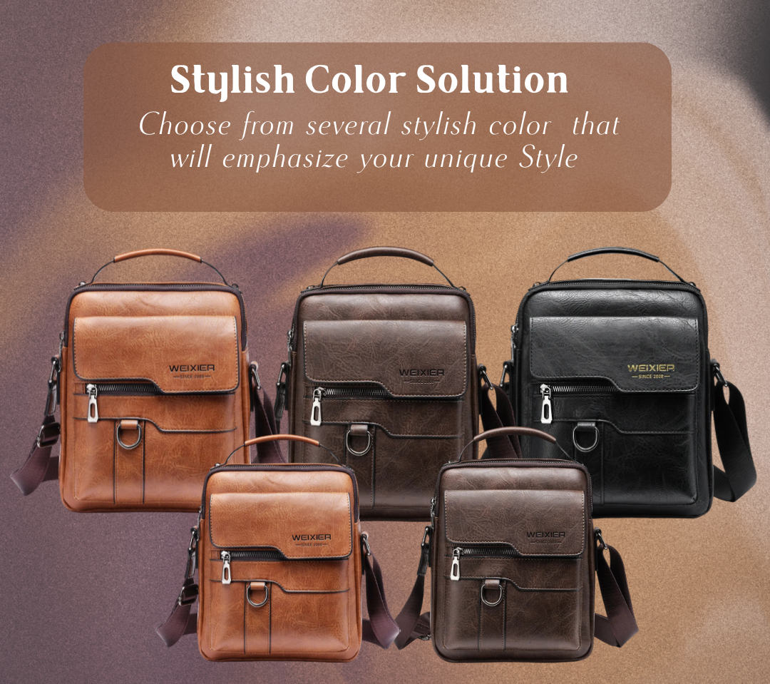 Luvon™ | Stéphane - Sac Bandoulière pour Homme Élégant et Fonctionnel