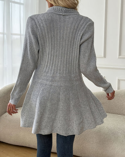 Gilet Pull Veste Mi-Longue 2