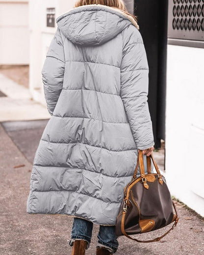 Luvon™ | Amélie Manteau Hiver Femme – Réversible, Élégant et Doux