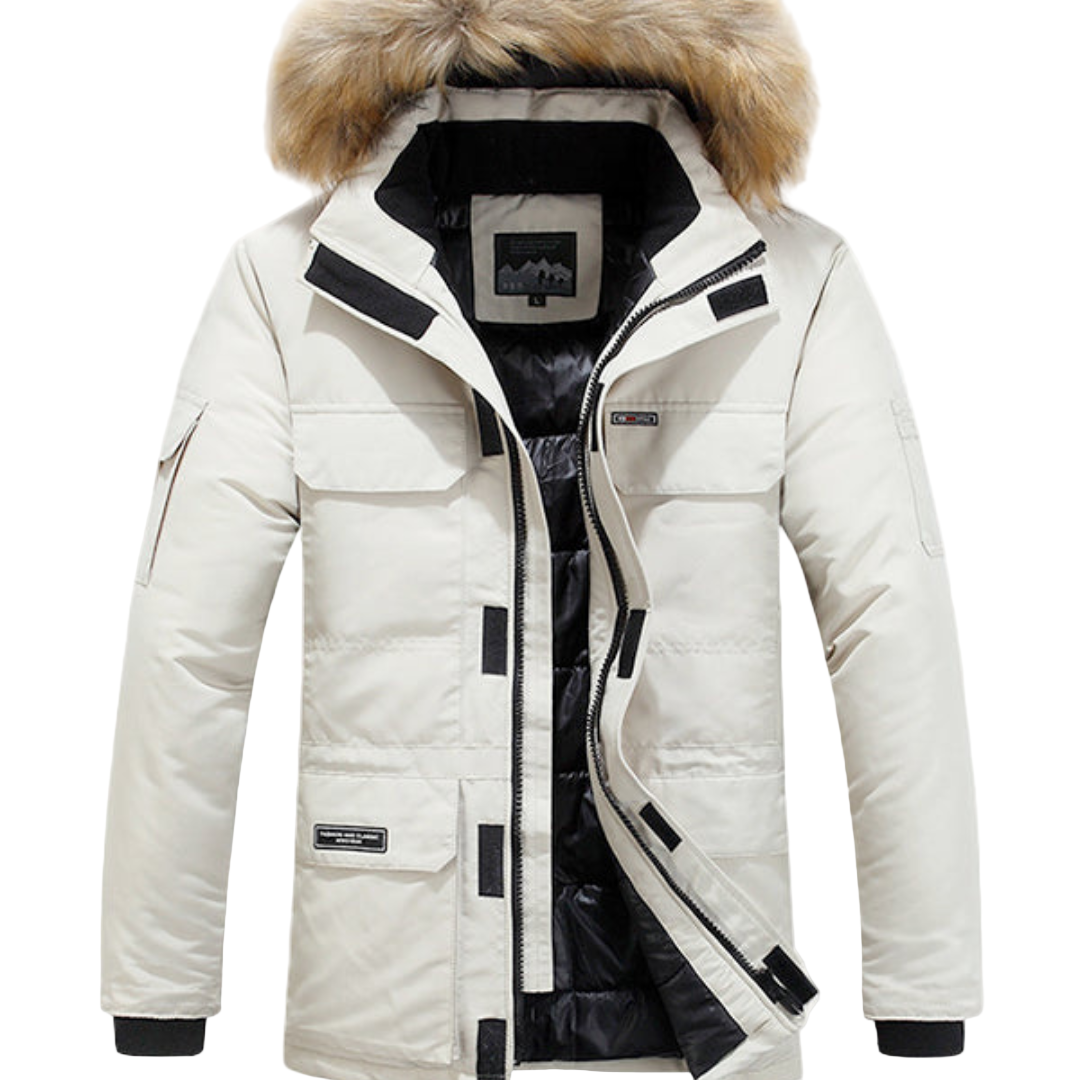 Luvon™ | Arvien Parka Hiver Élégante en Tissu Résistant aux Intempéries 0