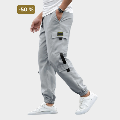 Luvon™ | Delaunay Pantalon Cargo Homme Élégant en Tissu Technique Haut de Gamme 1