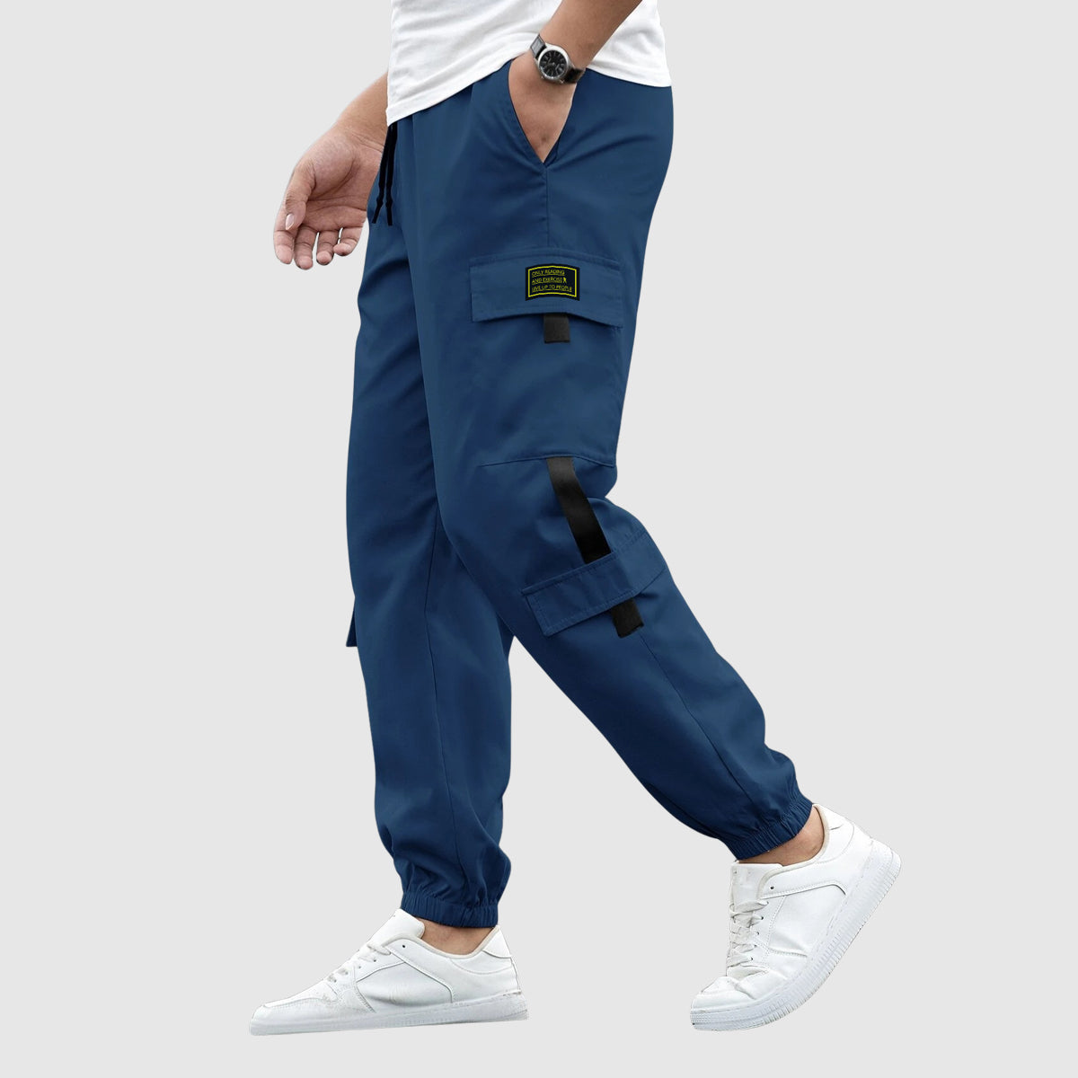 Luvon™ | Delaunay Pantalon Cargo Homme Élégant en Tissu Technique Haut de Gamme 4