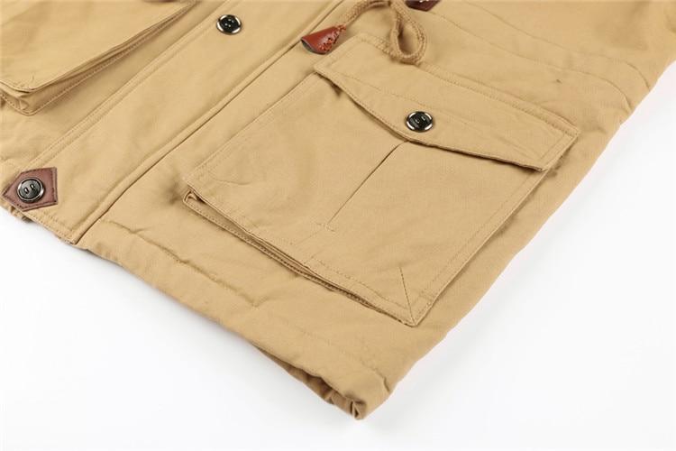 Luvon™ | Hugo Veste Hiver Homme Sherpa Douce avec Capuche Amovible 5