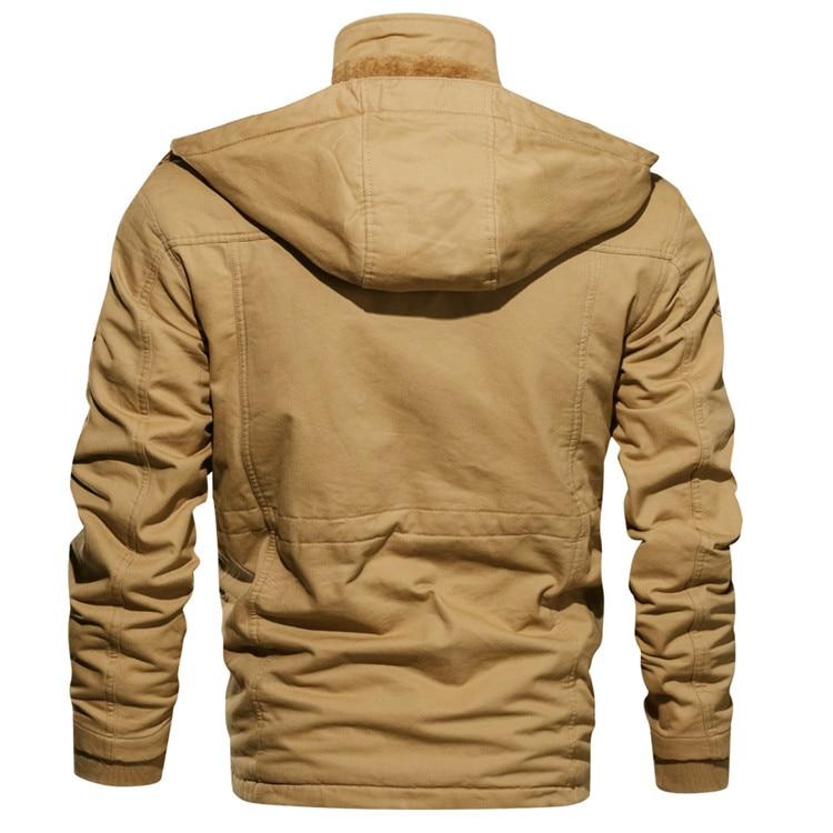 Luvon™ | Hugo Veste Hiver Homme Sherpa Douce avec Capuche Amovible 6