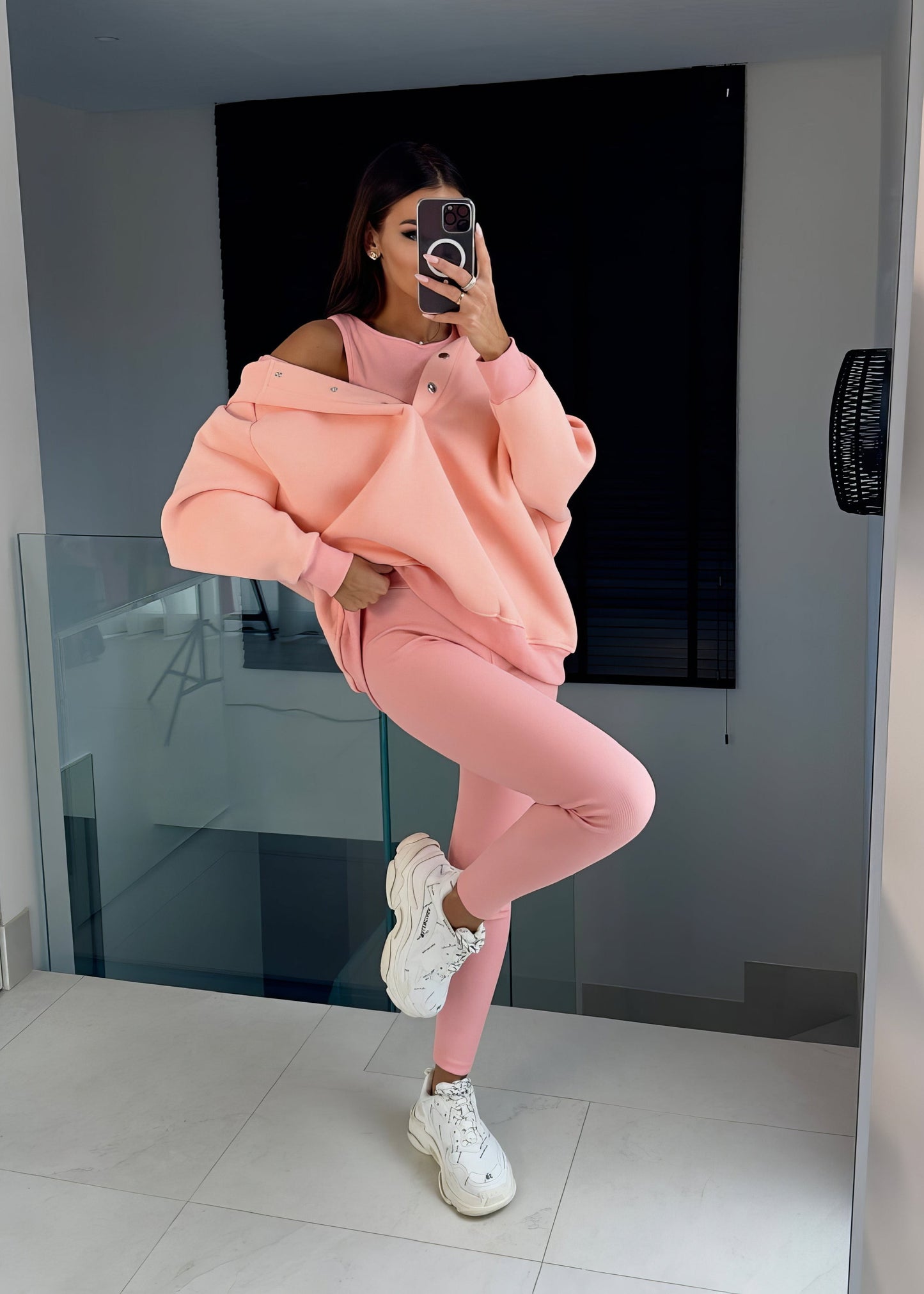 Luvon™ | Unité Ensemble Survêtement Femme – Sweat à Capuche Oversize, Chic et Décontracté