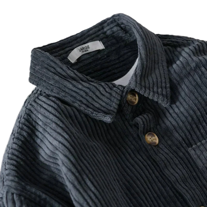 Luvon™ | Rébecca Chemisier Femme Chic – Velours Côtelé, Élégant, Automne-Hiver 4