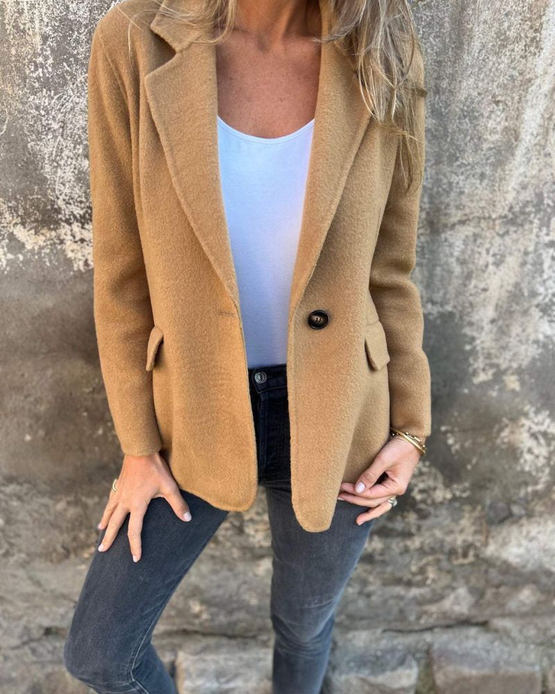 Luvon™ | Renée Veste Blazer Femme – Élégante et Confortable, Hiver