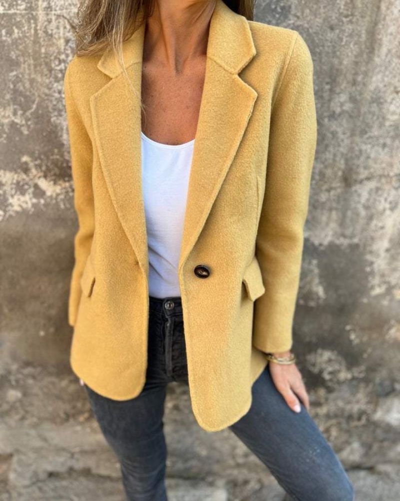 Luvon™ | Renée Veste Blazer Femme – Élégante et Confortable, Hiver