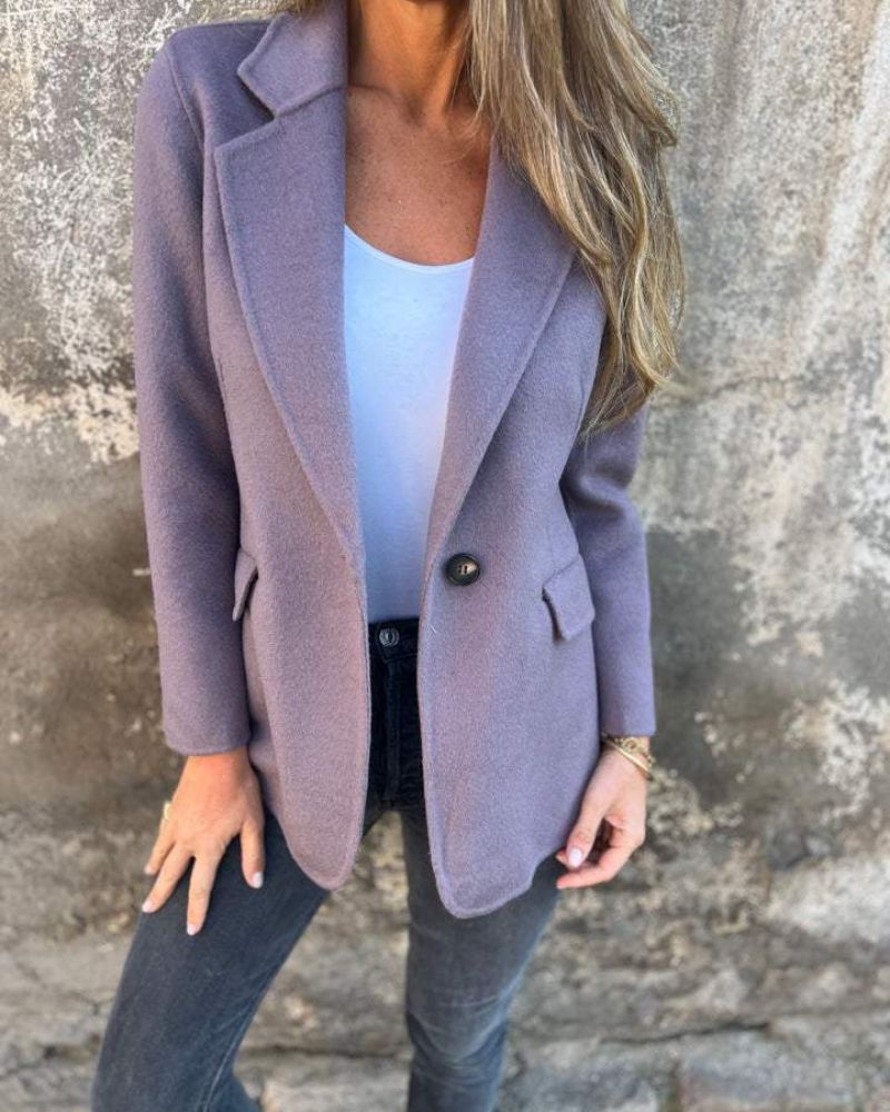 Luvon™ | Renée Veste Blazer Femme – Élégante et Confortable, Hiver