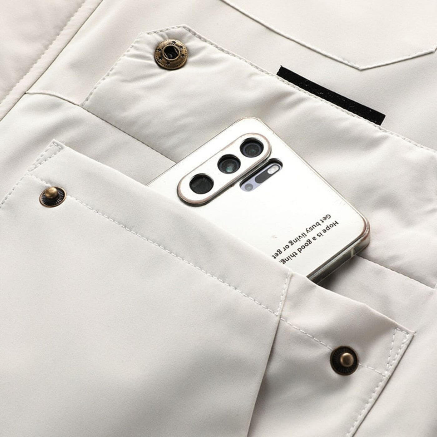 Luvon™ | Victor Veste Imperméable Femme – Polyester, Automne-Hiver, Coupe Vent 4