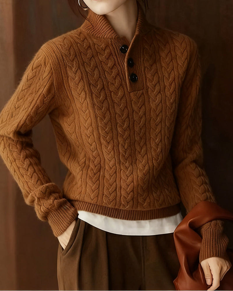 Pull À Col Montant Torsadé 3