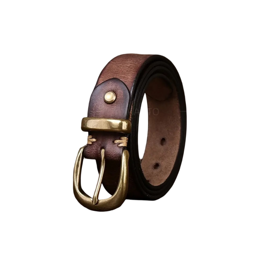 Luvon™ | Bastien – Ceinture pour Homme en Cuir Véritable à l’Élégance Intemporelle