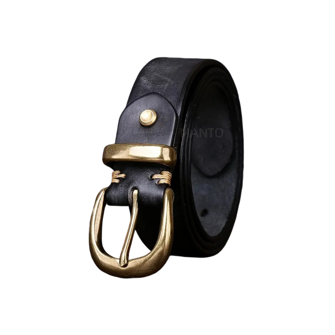 Luvon™ | Bastien – Ceinture pour Homme en Cuir Véritable à l’Élégance Intemporelle