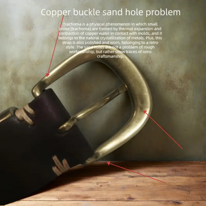 Luvon™ | Bastien – Ceinture pour Homme en Cuir Véritable à l’Élégance Intemporelle