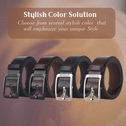 Luvon™ | Édouard – Ceinture pour Homme au Style Intemporel et au Confort Quotidien