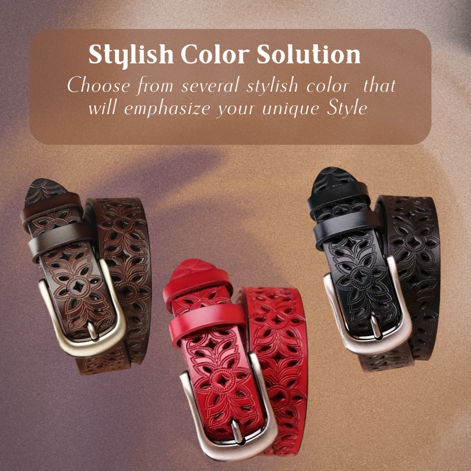 Luvon™ | Clément – Ceinture pour Homme au Style Intemporel et à la Finesse Vintage