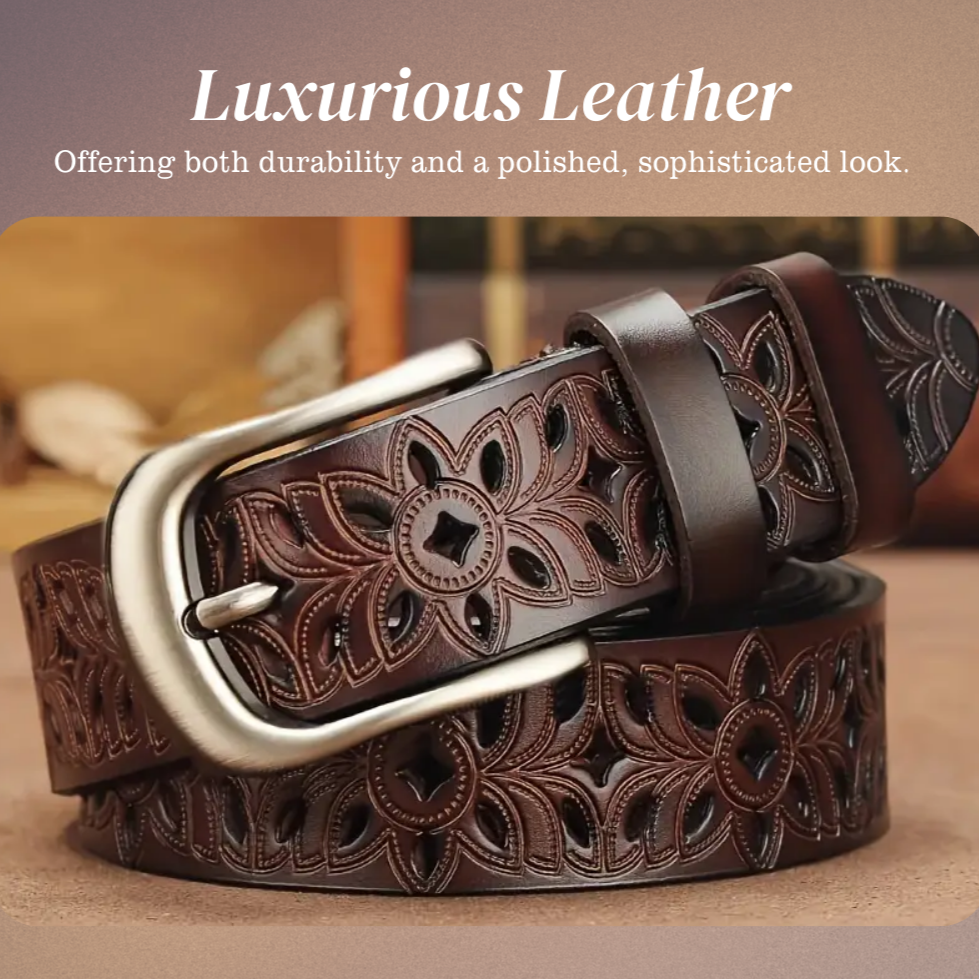 Luvon™ | Clément – Ceinture pour Homme au Style Intemporel et à la Finesse Vintage