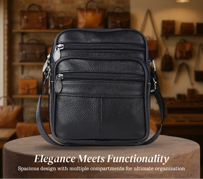 Luvon™ | Yves – Sac Bandoulière en Cuir pour Homme Élégant et Fonctionnel