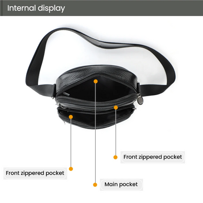 Luvon™ | Yves – Sac Bandoulière en Cuir pour Homme Élégant et Fonctionnel