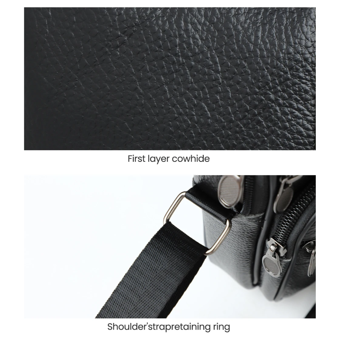 Luvon™ | Yves – Sac Bandoulière en Cuir pour Homme Élégant et Fonctionnel