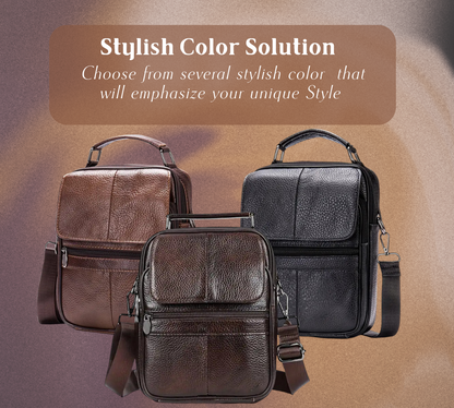 Luvon™ | Arsène – Sac Bandoulière en Cuir pour Homme Élégant et Fonctionnel