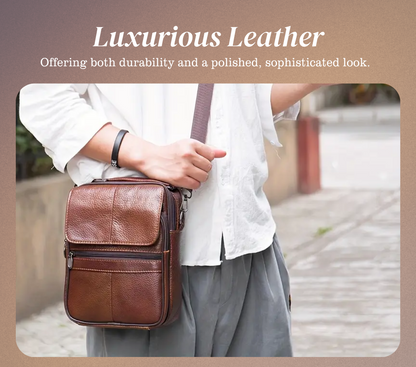 Luvon™ | Arsène – Sac Bandoulière en Cuir pour Homme Élégant et Fonctionnel