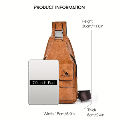 Luvon™ | Basile – Sac Bandoulière pour Homme Élégant et Fonctionnel