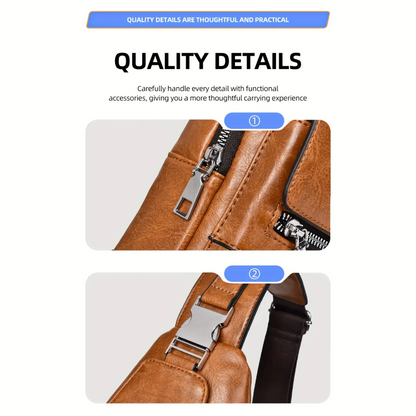 Luvon™ | Basile – Sac Bandoulière pour Homme Élégant et Fonctionnel